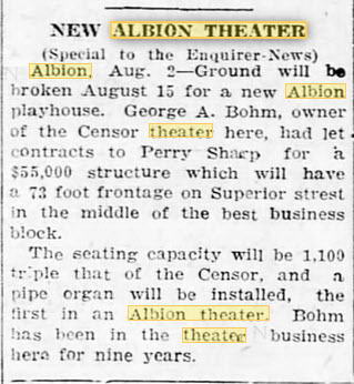 Bohm Theatre - 03 Aug 1924 (newer photo)